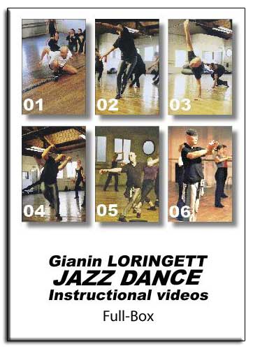 div Gianin LORINGETT 6 DVD videos pédagogiques, danse jazz
